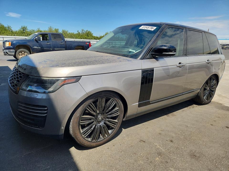 2018 Land rover RANGE ROVER VIN SALGS2SV6JA389714 COPART salvage auction — MECHANICAL, Ca - Dis/Dlr/Exp Only Clean Title (P), sold $11,900 on 2026-07-27 (photo 1)