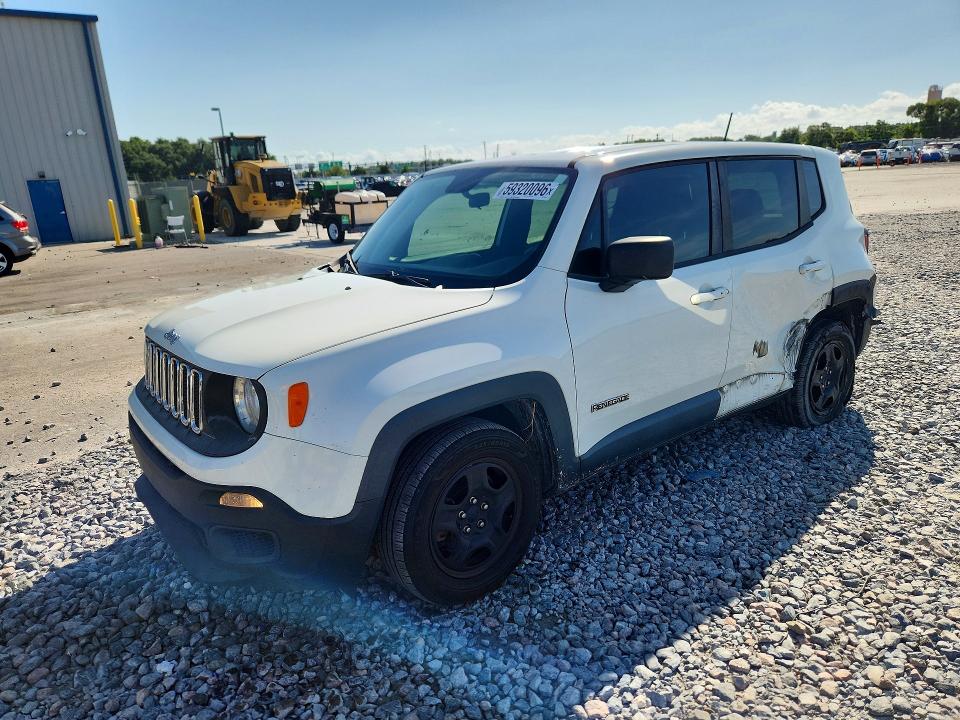 2018 Jeep Renegade VIN ZACCJAAB9JPG79956 COPART salvage auction — SIDE, Fl - Cert Of Title Slvg Rebuildable, sold $1,100 on 2026-07-13 (photo 1)