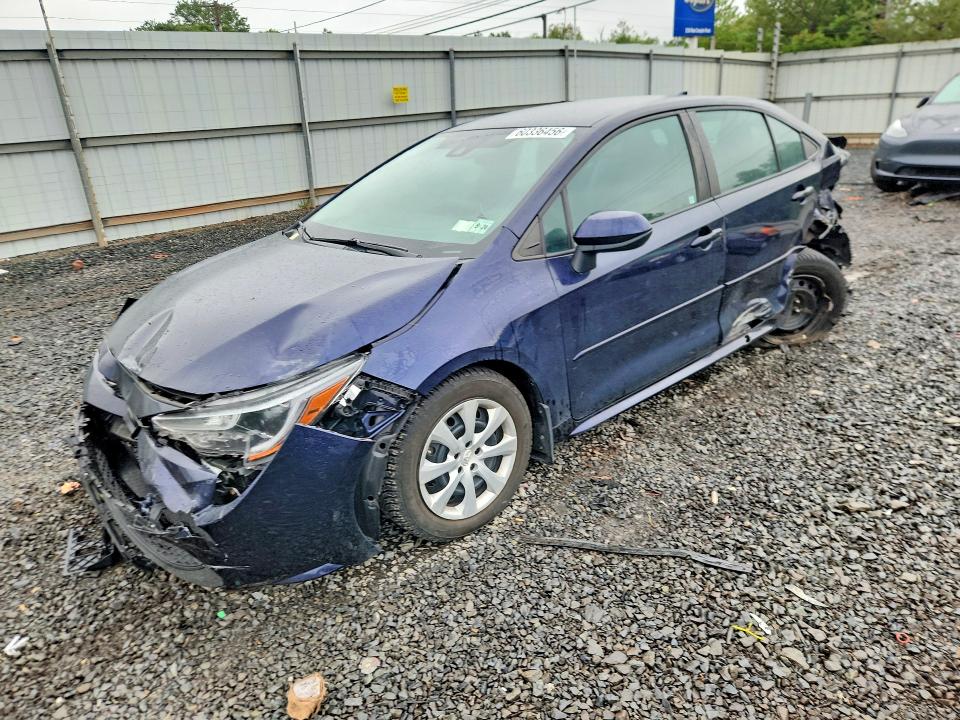 2020 Toyota Corolla VIN 5YFEPRAE9LP055220 COPART salvage auction — FRONT END, Nj - Cert Of Title-Salvage, sold $1,300 on 2026-07-31 (photo 1)