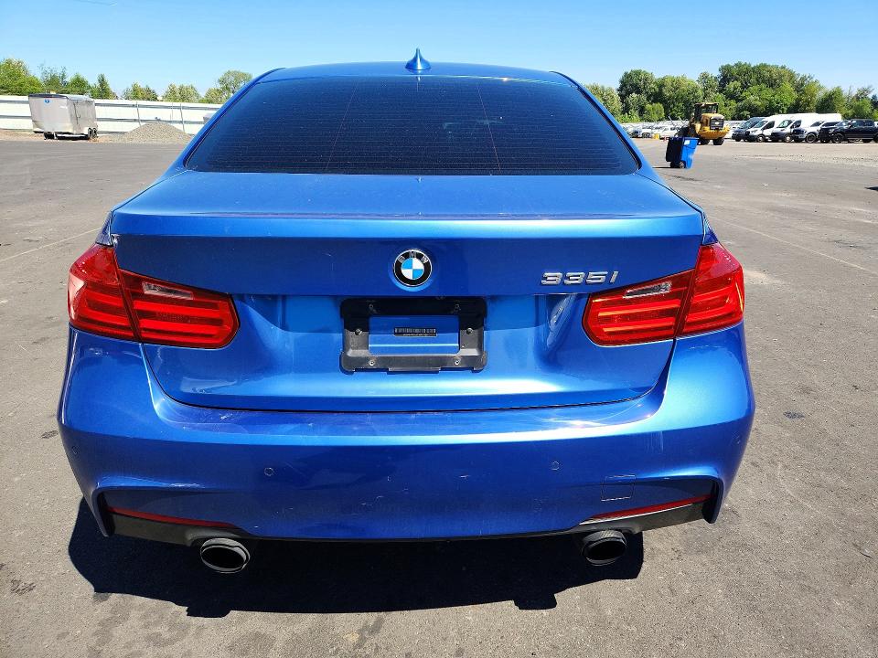 2013 BMW 3 series VIN WBA3A9G55DNP37300 COPART salvage auction — FRONT END, WA - CERT OF OWNERSHIP-REBUILT, sold $4,500 on 2026-07-27 (photo 6)