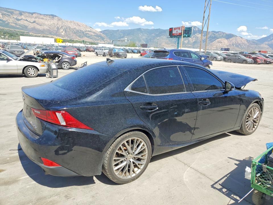2014 Lexus Is VIN JTHCF1D21E5013846 COPART salvage auction — FRONT END, Ut - Salvage Certificate, sold $450 on 2026-08-31 (photo 3)
