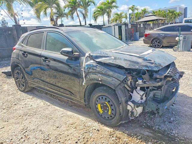 2022 Hyundai Kona VIN KM8K33A34NU868461 COPART salvage auction — FRONT END, Fl - Cert Of Title Slvg Rebuildable, sold $3,850 on 2026-07-27 (photo 4)