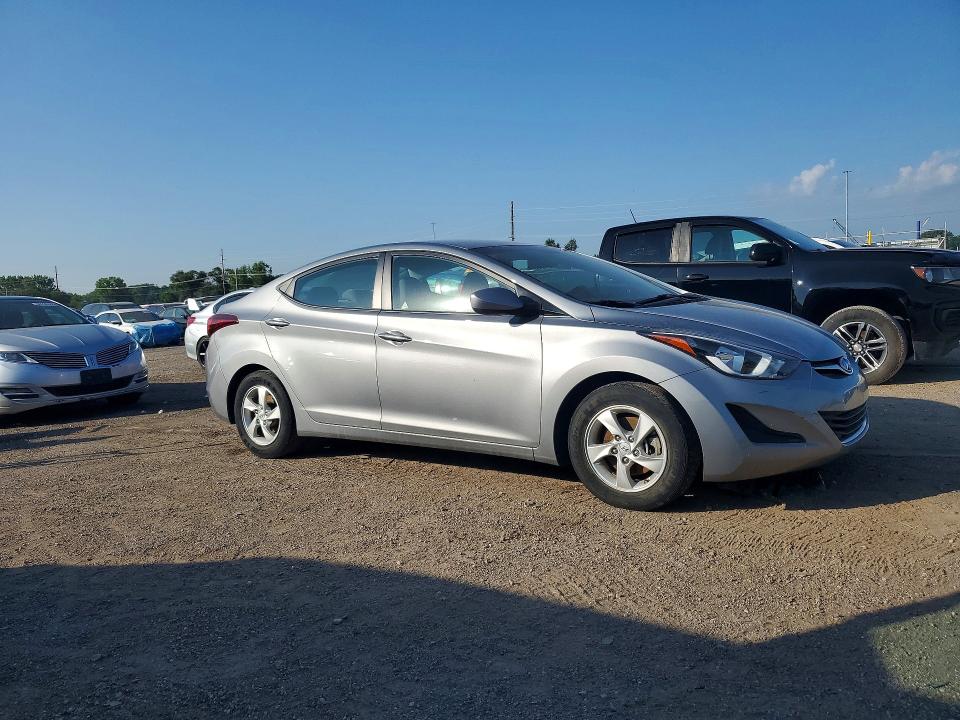 2014 Hyundai Elantra VIN KMHDH4AE4EU164150 COPART salvage auction — MECHANICAL, Ia - Salvage W/Salvage History, sold $550 on 2026-07-31 (photo 4)
