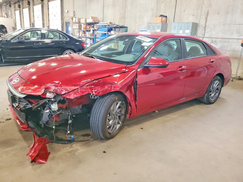 2024 Hyundai Elantra VIN KMHLM4DG1RU659724 COPART salvage auction — FRONT END, MN - CERT OF TITLE-SALVAGE, sold $3,100 on 2026-07-14 (photo 1)