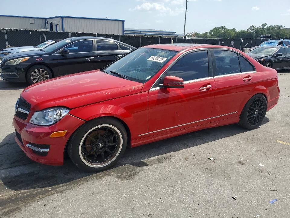 2013 Mercedes-benz VIN WDDGF4HB5DR288776 COPART salvage auction — MINOR DENT/SCRATCHES, Fl - Certificate Of Title, sold $2,700 on 2026-07-27 (photo 1)