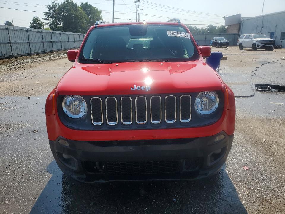 2016 Jeep Renegade VIN ZACCJABT0GPE14147 COPART salvage auction — REAR END, AL - CERT OF TITLE-SALVAGE TITLE, sold $1,600 on 2026-08-13 (photo 5)