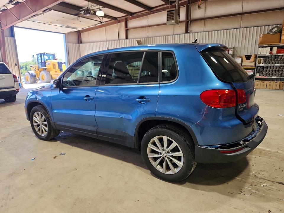 2018 Volkswagen Tiguan VIN WVGBV7AX9JK001762 COPART salvage auction — REAR END, Pa - Certificate Of Salvage, sold $2,050 on 2026-08-07 (photo 2)