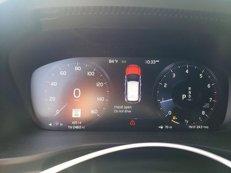 2022 Volvo Xc40 VIN YV4162UM6N2648611 COPART salvage auction — FRONT END, Ct - Cert Of Title-Salvage, sold $11,800 on 2026-08-04 (photo 9)