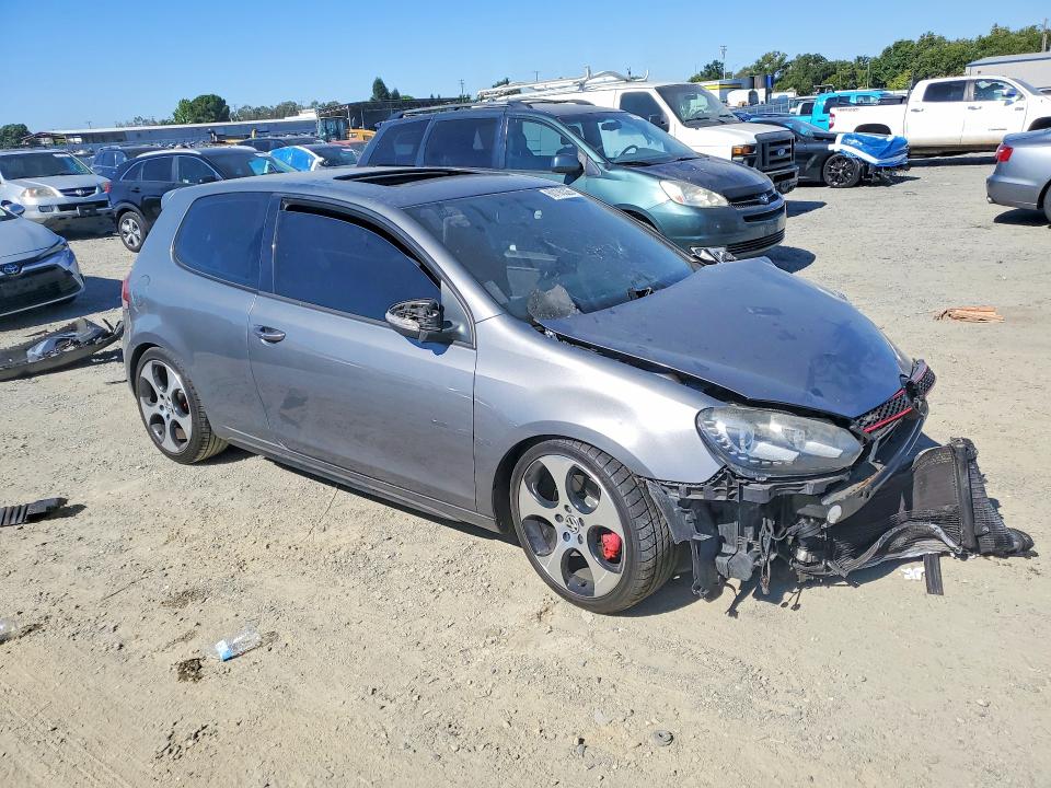 2012 Volkswagen Gti VIN WVWFD7AJ1CW144060 COPART salvage auction — FRONT END, Ca - Salvage Certificate, sold $15 on 2026-07-28 (photo 4)