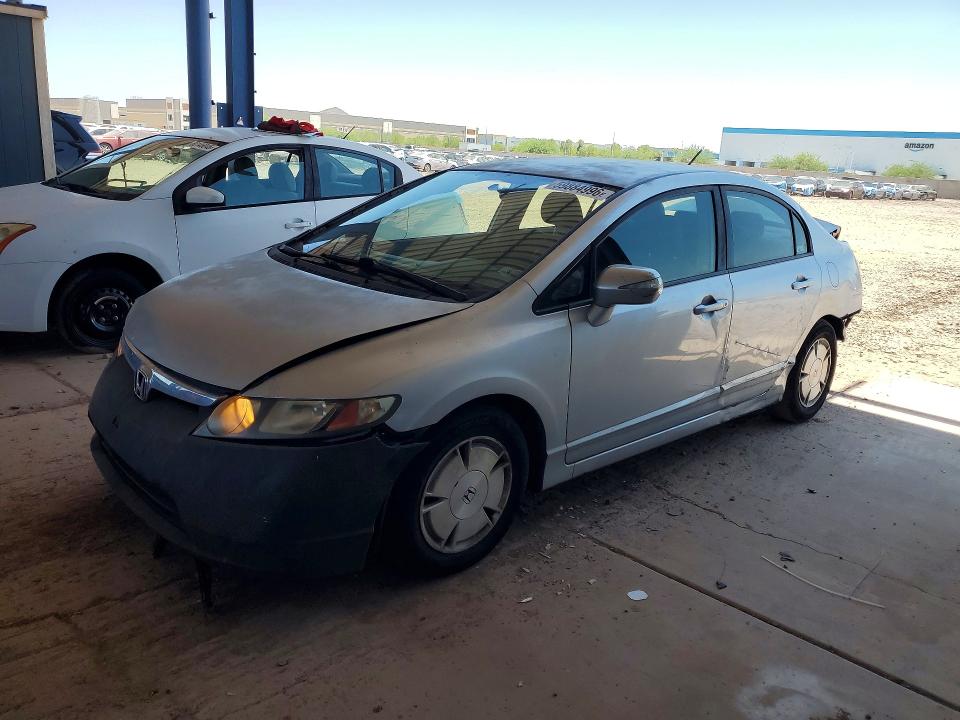 2008 Honda Civic hybrid VIN JHMFA36288S017211 COPART salvage auction — REAR END, Az - Cert Of Title - Salvage, sold $300 on 2026-07-23 (photo 1)