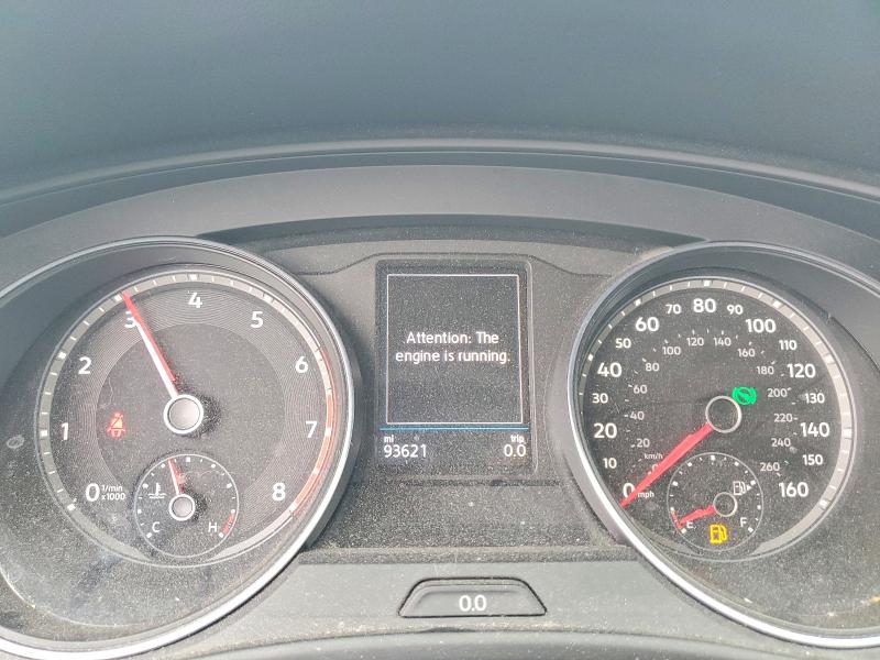 2018 Volkswagen Atlas VIN 1V2LR2CA8JC590028 COPART salvage auction — FRONT END, Ca - Salvage Certificate, sold $15 on 2026-07-24 (photo 9)