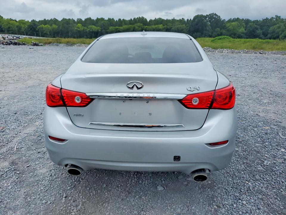 2017 Infiniti Q50 VIN JN1CV7AR7HM682824 COPART salvage auction — FRONT END, Ga - Cert Of Title-Salvage, sold $1,300 on 2026-07-16 (photo 6)
