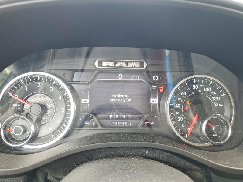 2019 Ram 1500 VIN 1C6SRFMT2KN665033 COPART salvage auction — REAR END, Ny - Certificate Of Title (P), sold $10,900 on 2026-08-20 (photo 9)