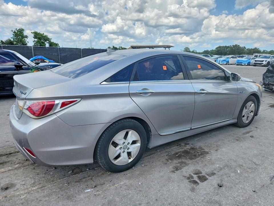 2012 Hyundai Sonata hybrid VIN KMHEC4A49CA038200 COPART salvage auction — MINOR DENT/SCRATCHES, Mt - Certificate Of Title, sold $500 on 2026-07-28 (photo 3)