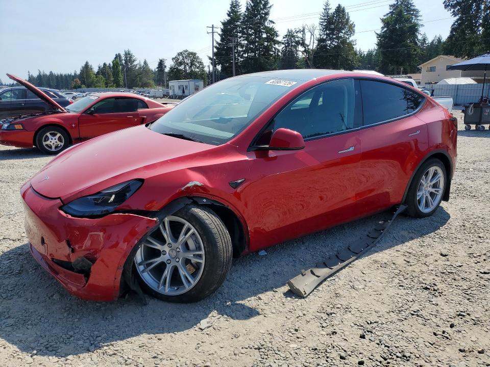 2023 Tesla Model y VIN 7SAYGDEE2PF807032 COPART salvage auction — FRONT END, Wa - Bill Of Sale, sold $14,100 on 2026-07-17 (photo 1)