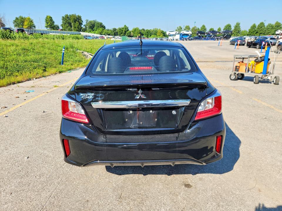 2024 Mitsubishi Mirage VIN ML32FUFJ1RHF14300 COPART salvage auction — FRONT END, Tx - Certificate Of Title, sold $3,000 on 2026-07-22 (photo 6)