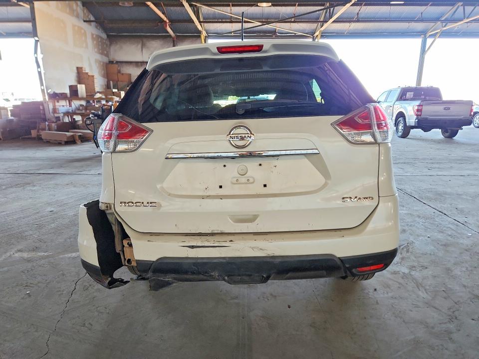 2016 Nissan Rogue VIN KNMAT2MV6GP685135 COPART salvage auction — FRONT END, Az - Certificate Of Title, sold $625 on 2026-07-20 (photo 6)