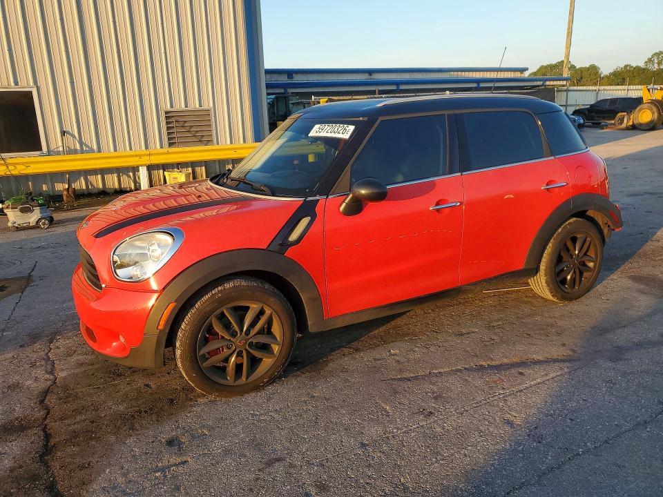 2012 Mini Cooper VIN WMWZB3C59CWM03094 COPART salvage auction — REAR END, Fl - Cert Of Title Slvg Rebuildable, sold $1,150 on 2026-08-11 (photo 1)