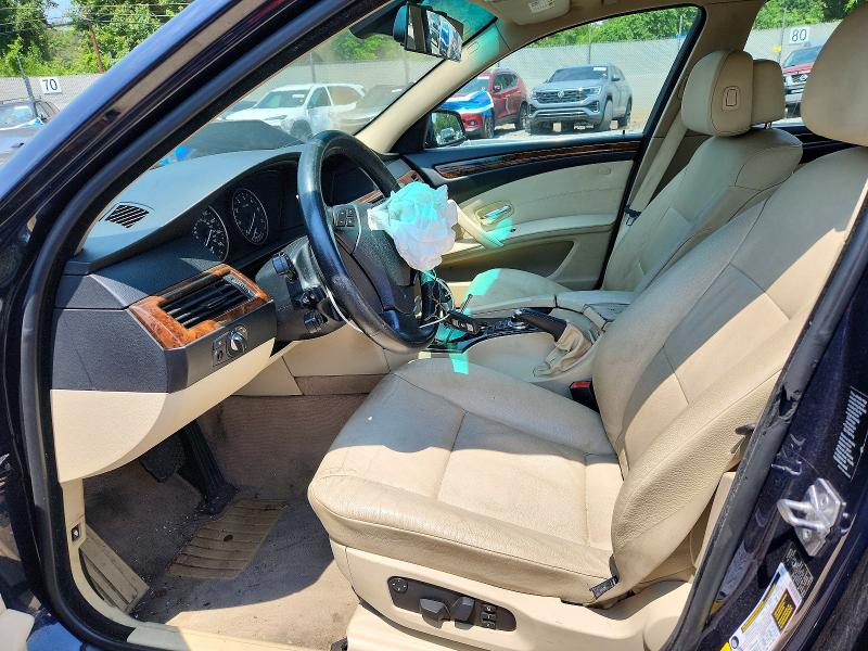 2010 BMW 5 series VIN WBANV9C57AC488217 COPART salvage auction — FRONT END, Pa - Cert Of Salvage-W=Flood Veh, sold $15 on 2026-08-03 (photo 7)