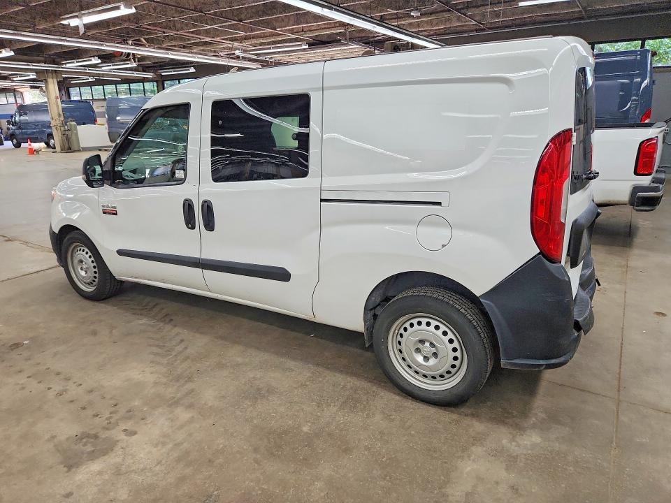 2019 Ram Promaster city VIN ZFBHRFAB7K6M66491 COPART salvage auction — REAR END, Salvage Title, sold $1,450 on 2026-08-10 (photo 2)