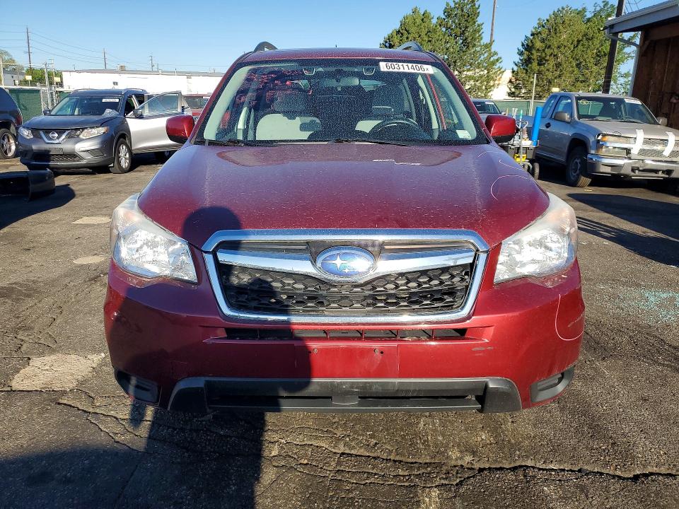 2015 Subaru Forester VIN JF2SJAFC1FH537419 COPART salvage auction — SIDE, CO - SALVAGE TITLE (P), sold $2,200 on 2026-07-28 (photo 5)