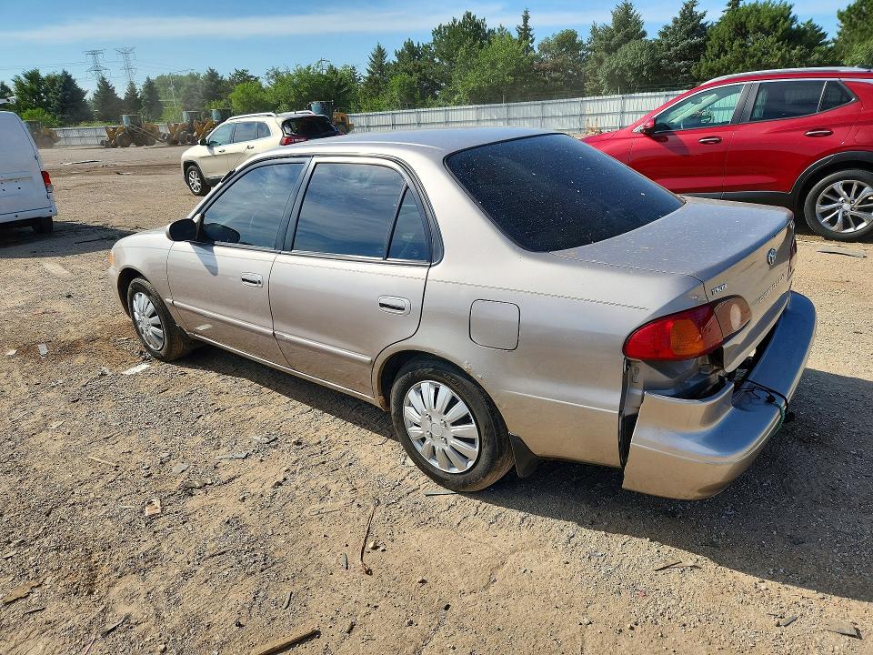 2001 Toyota Corolla VIN 1NXBR12E91Z529465 COPART salvage auction — REAR END, Il - Salvage Certificate, sold $250 on 2026-07-30 (photo 2)