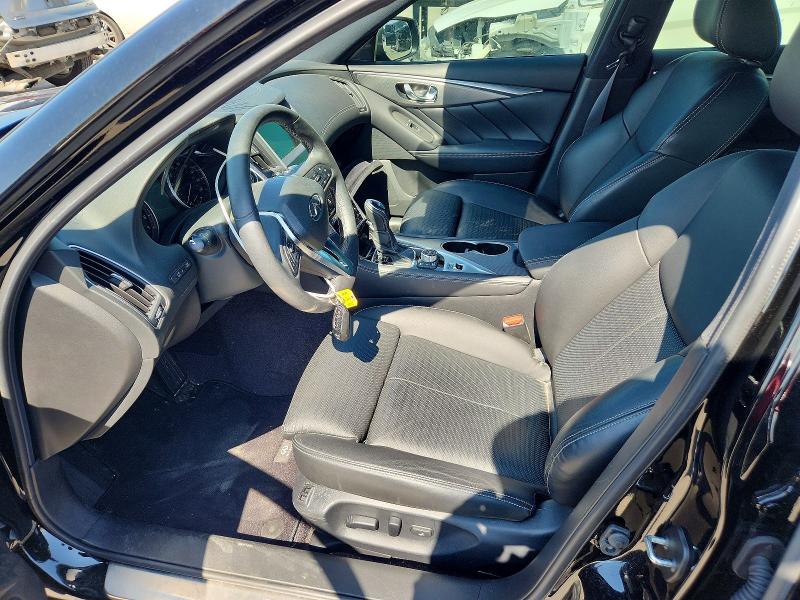 2020 Infiniti Q50 VIN JN1EV7AP6LM204622 COPART salvage auction — FRONT END, Tx - Salvage Vehicle Title, sold $7,700 on 2026-07-13 (photo 7)
