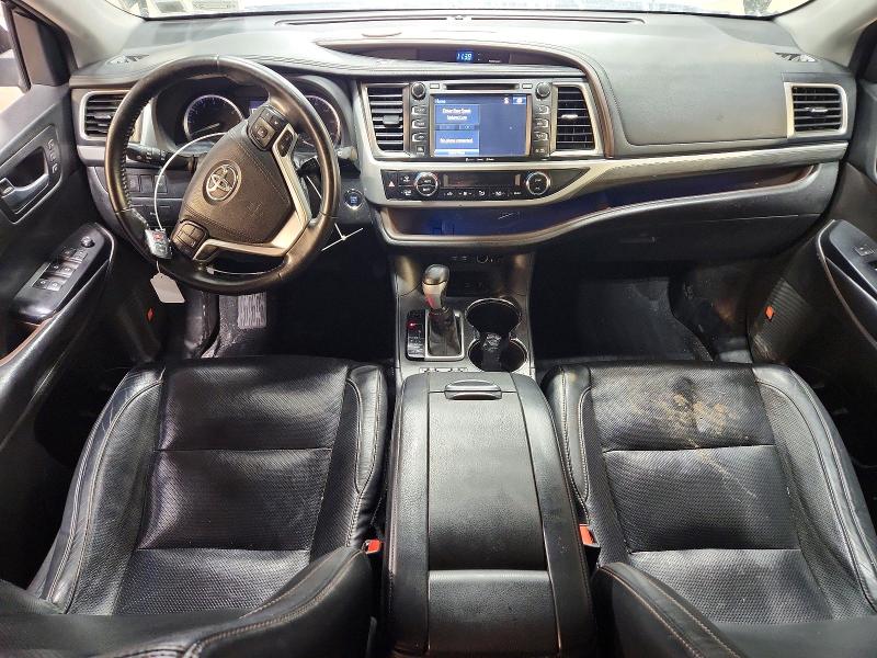 2018 Toyota Highlander VIN 5TDDZRFH4JS863052 COPART salvage auction — FRONT END, Ny - Mv-907A Salvage Certificate, sold $6,000 on 2026-07-27 (photo 8)