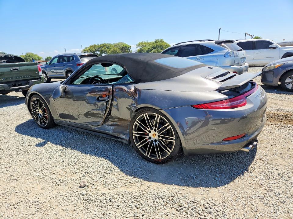 2015 Porsche 911 VIN WP0CB2A97FS154198 COPART salvage auction — SIDE, Ca - Salvage Certificate, sold $6,700 on 2026-07-21 (photo 2)