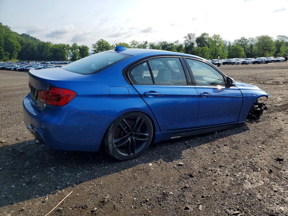 2016 BMW 3er VIN WBA8B7G50GNT70740 COPART salvage auction — FRONT END, Ny - Mv-907A Salvage Certificate, sold $3,600 on 2026-07-28 (photo 3)