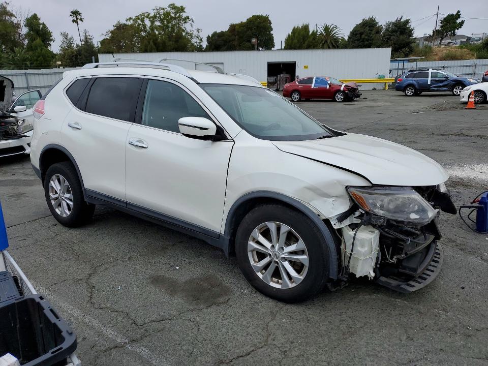 2016 Nissan VIN KNMAT2MT4GP618791 COPART salvage auction — FRONT END, Ca - Salvage Certificate, sold $1,100 on 2026-07-10 (photo 4)
