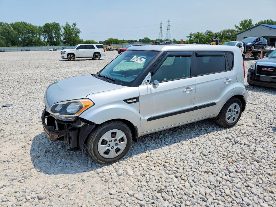 2013 Kia Soul VIN KNDJT2A52D7772255 COPART salvage auction — FRONT END, Oh - Cert Of Title-Salvage, sold $225 on 2026-07-24 (photo 1)