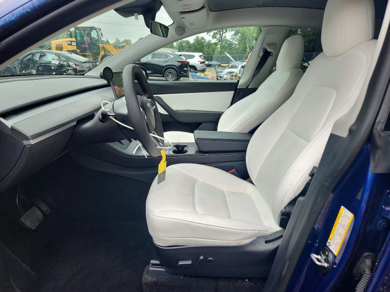 2021 Tesla Model y VIN 5YJYGDEE3MF303680 COPART salvage auction — FRONT END, MD - CERT OF SALVAGE > 75% DAMAGE, sold $225 on 2026-07-21 (photo 7)