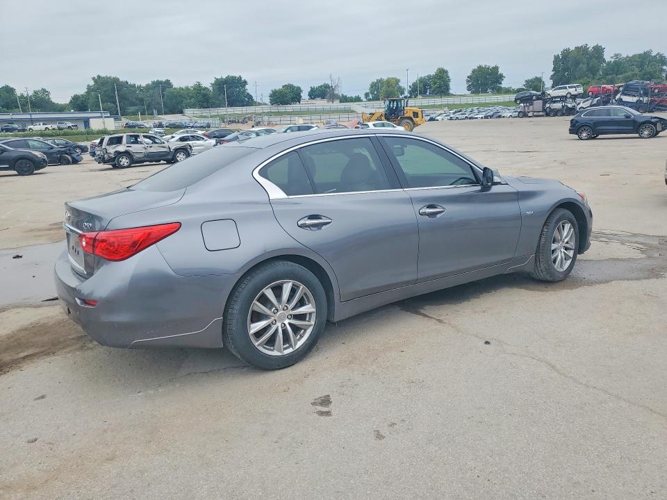 2016 Infiniti Q50 VIN JN1EV7AP9GM304512 COPART salvage auction — FRONT END, Mo - Certificate Of Title (P), sold $625 on 2026-07-31 (photo 3)