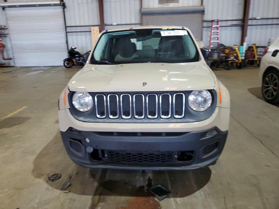 2015 Jeep Renegade VIN ZACCJAAT0FPB73186 COPART salvage auction — FRONT END, Oh - Certificate Of Title, sold $675 on 2026-08-03 (photo 5)