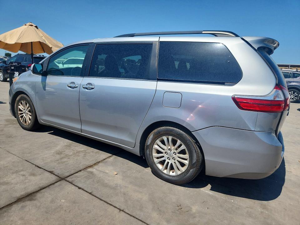 2016 Toyota Sienna VIN 5TDYK3DC3GS716241 COPART salvage auction — FRONT END, Tx - Salvage Vehicle Title, sold $2,800 on 2026-07-13 (photo 2)