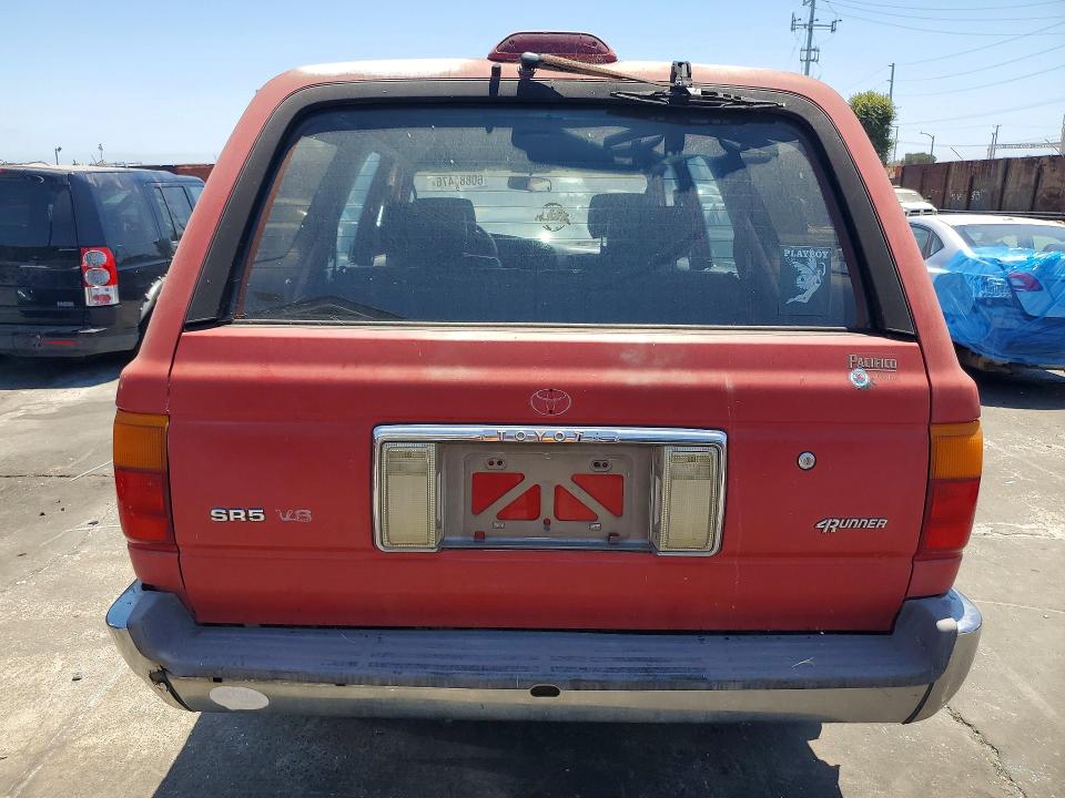 1994 Toyota 4runner VIN JT3VN29V7R0024444 COPART salvage auction — FRONT END, Ca - Dis/Dlr/Exp Only Clean Title, sold $325 on 2026-07-31 (photo 6)