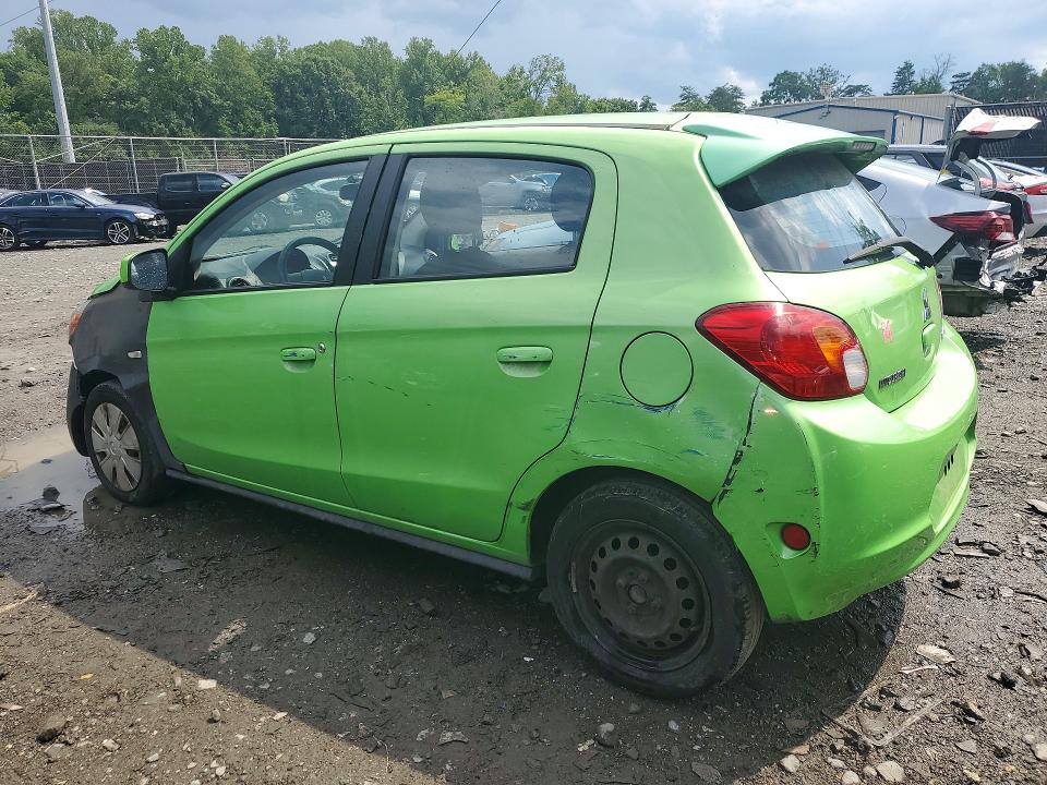 2014 Mitsubishi Mirage VIN ML32A3HJ2EH006771 COPART salvage auction — SIDE, Md - Cert Of Salvage > 75% Damage, sold $200 on 2026-07-28 (photo 2)