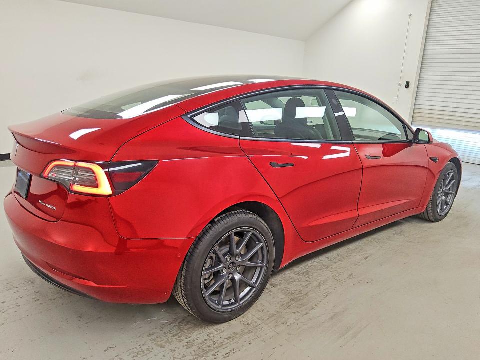 2022 Tesla Model 3 VIN 5YJ3E1EB3NF290872 COPART salvage auction — ALL OVER, TX - CERTIFICATE OF TITLE, sold $3,350 on 2026-07-20 (photo 3)