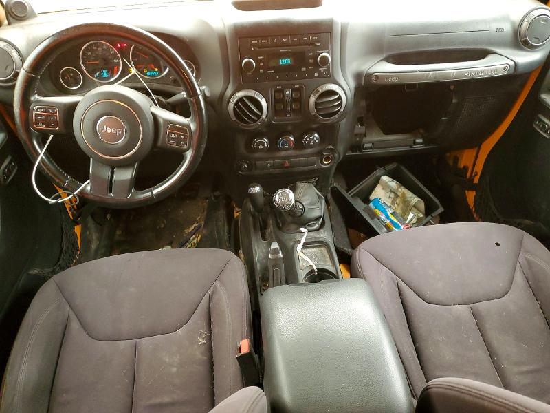 2013 Jeep Wrangler unlimited VIN 1C4BJWDG3DL557117 COPART salvage auction — NORMAL WEAR, VA - CERTIFICATE OF TITLE, sold $2,450 on 2026-09-02 (photo 8)