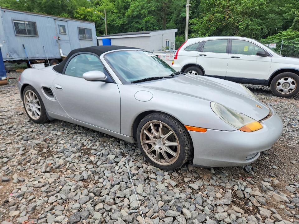 2000 Porsche Boxster VIN WP0CA2981YU625462 COPART salvage auction — FRONT END, Ny - Mv-907A Salvage Certificate, sold $1,000 on 2026-08-03 (photo 4)