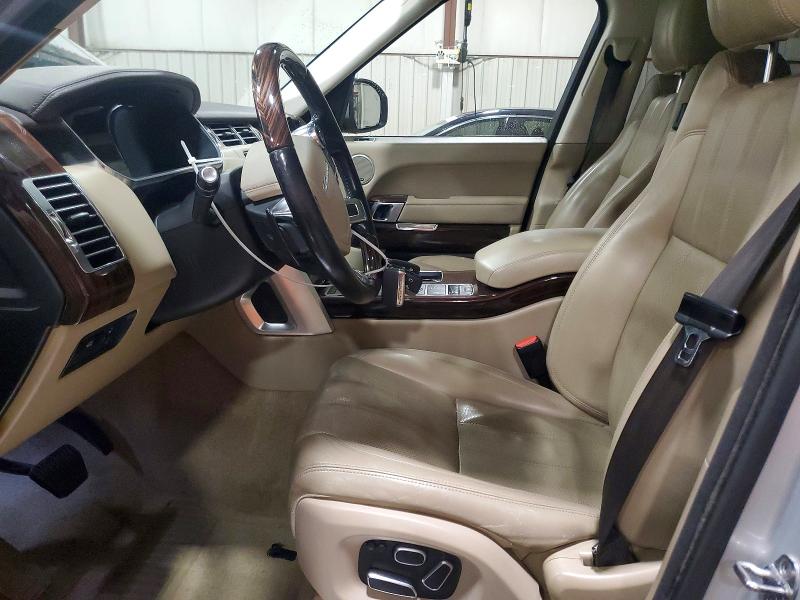 2013 Land rover RANGE ROVER VIN SALGS2DF6DA123023 COPART salvage auction — REAR END, Pa - Certificate Of Salvage, sold $4,050 on 2026-07-28 (photo 7)