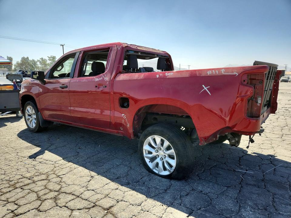 2021 Chevrolet Silverado VIN 1GCPWBEKXMZ188708 COPART salvage auction — REAR END, Salvage Title, sold $9,800 on 2026-08-31 (photo 2)
