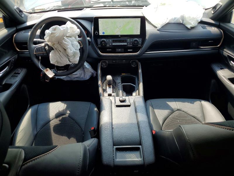 2025 Toyota Highlander VIN 5TDADAB51SS025335 COPART salvage auction — FRONT END, Oh - Cert Of Title-Salvage, sold $6,000 on 2026-07-29 (photo 8)