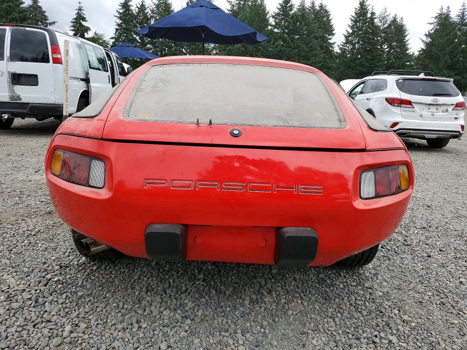 1981 Porsche 928 VIN WP0JA0928BS820789 COPART salvage auction — STRIPPED, Wa - Vehicle Cert Of Ownership-Titl, sold $250 on 2026-07-21 (photo 6)