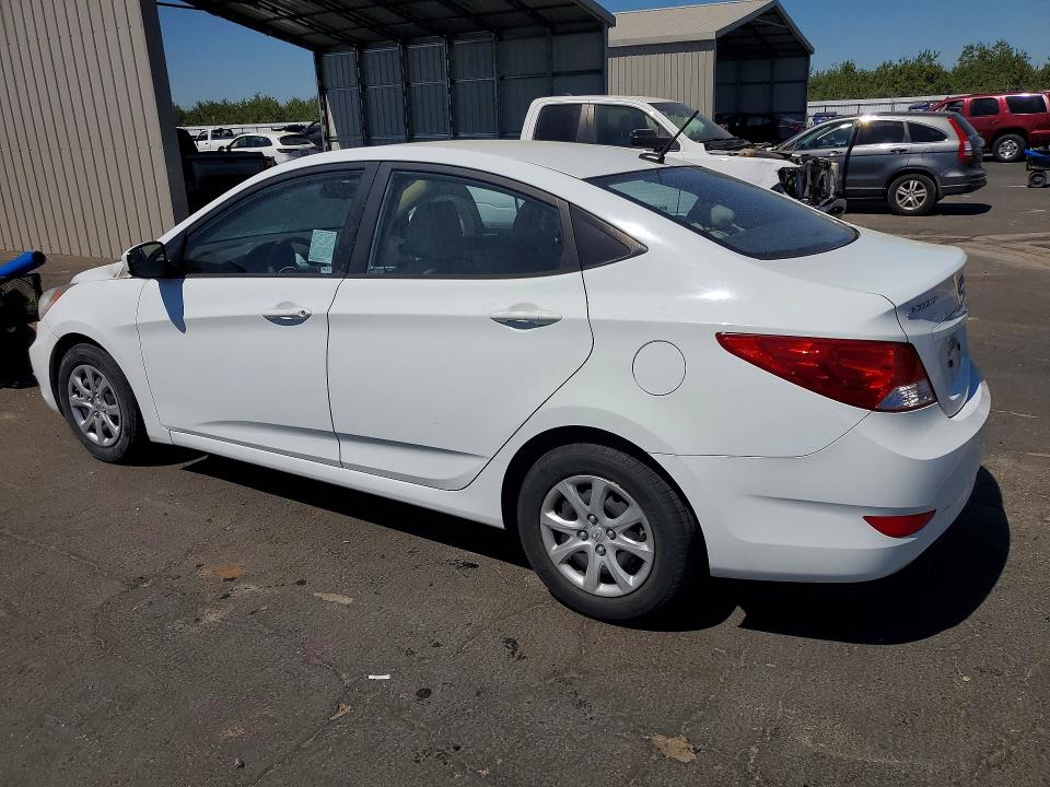 2014 Hyundai Accent VIN KMHCT4AE6EU598094 COPART salvage auction — Burn Engine, Ca - Dis/Dlr/Exp Only Clean Title, sold $325 on 2026-07-13 (photo 2)