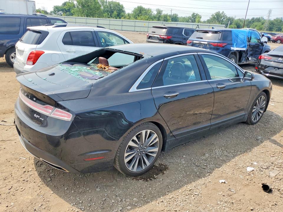 2019 Lincoln Mkz VIN 3LN6L5FC1KR633931 COPART salvage auction — HAIL, Mi - Cert Of Title-Rebuilt Salvage, sold $8,100 on 2026-07-17 (photo 3)