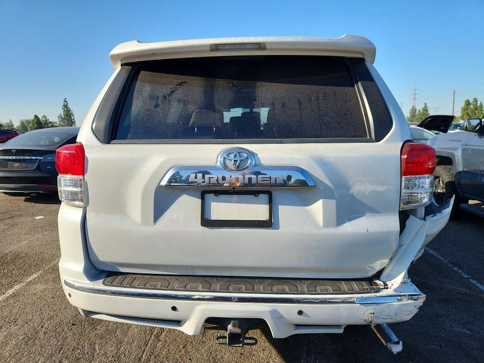 2011 Toyota 4runner VIN JTEZU5JR4B5031839 COPART salvage auction — REAR END, Ca - Salvage Certificate, sold $5,900 on 2026-08-27 (photo 6)