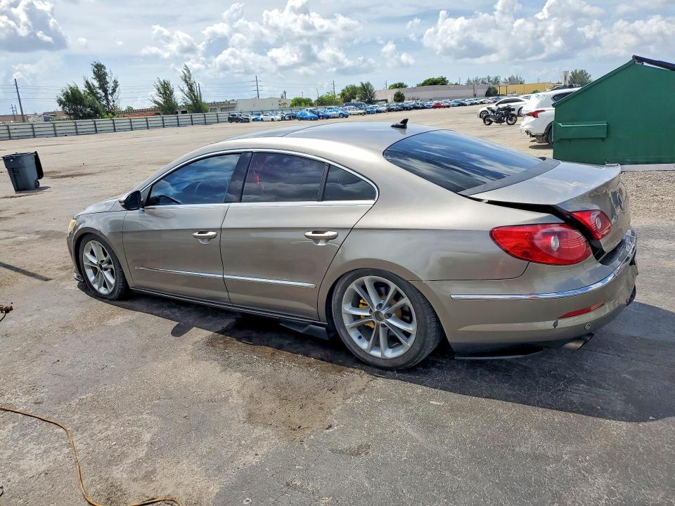 2009 Volkswagen Cc VIN WVWHL73C09E529280 COPART salvage auction — REAR END, Fl - Cert Of Title Slvg Rebuildable, sold $375 on 2026-08-10 (photo 2)