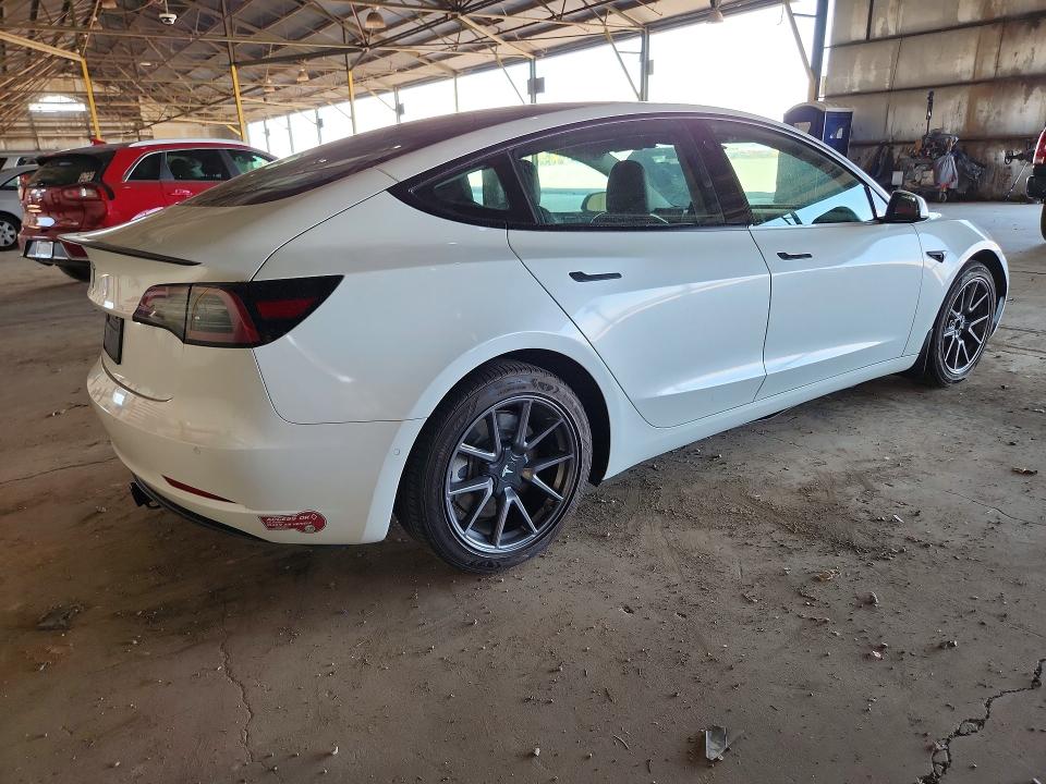 2021 Tesla Model 3 VIN 5YJ3E1EA3MF982541 COPART salvage auction — FRONT END, Az - Certificate Of Title, sold $8,800 on 2026-07-20 (photo 3)